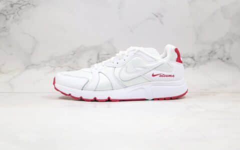 耐克Nike Atsuma纯原版本复古慢跑鞋白红色原楦头纸板打造原盒原标 货号：CD5461-102