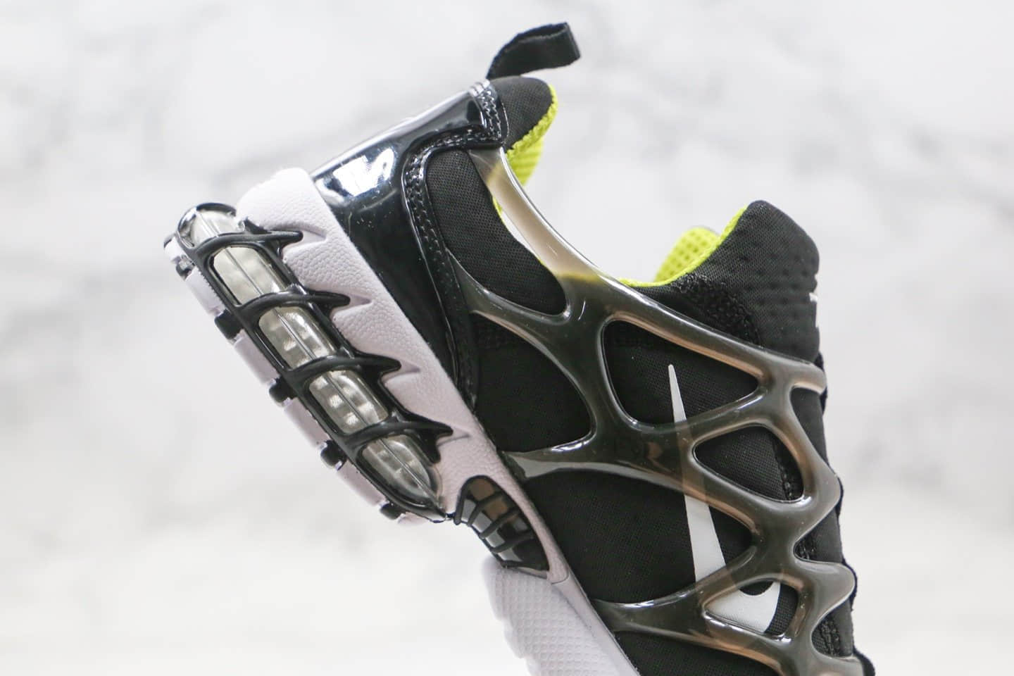 耐克Nike Air Zoom Spiridon Caged 2纯原版本斯图西袜子鞋镂空黑色内置气垫原档案数据开发 货号：CJ9918-001