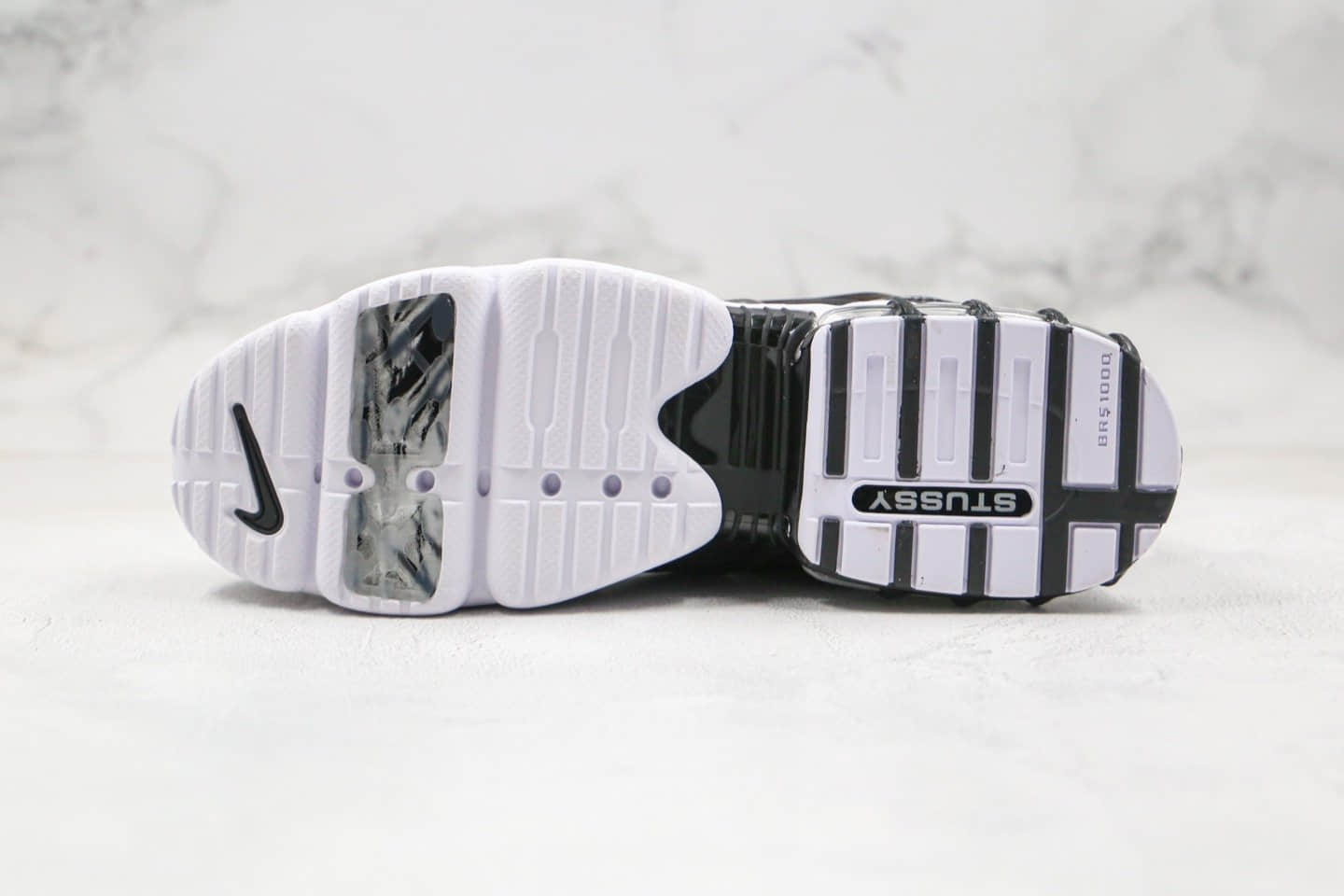 耐克Nike Air Zoom Spiridon Caged 2纯原版本斯图西袜子鞋镂空黑色内置气垫原档案数据开发 货号：CJ9918-001