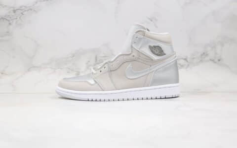 乔丹Air Jordan 1 High OG纯原版本高帮AJ1灰银麂皮配色正确后跟定型区别市面通货版本 货号：DC1788-029