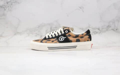 万斯Vans Vault OG Sid LX 20SS公司级版本低帮帆布鞋豹纹工艺硫化一比一 货号：VN0A4U13XES