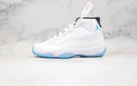 乔丹Air Jordan 11“Legend Blue”纯原版本AJ11传奇蓝原厂漆面真碳 货号：378037-117