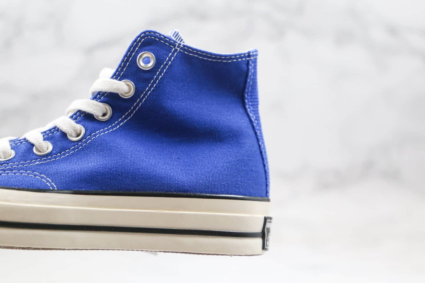 匡威Converse Chuck 70s公司级版本高帮深海蓝色帆布鞋双围条硫化蓝底