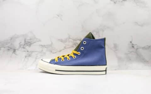 匡威Converse 70s x YOHO联名款公司级版本高帮撞色帆布鞋原厂硫化大底原盒原标