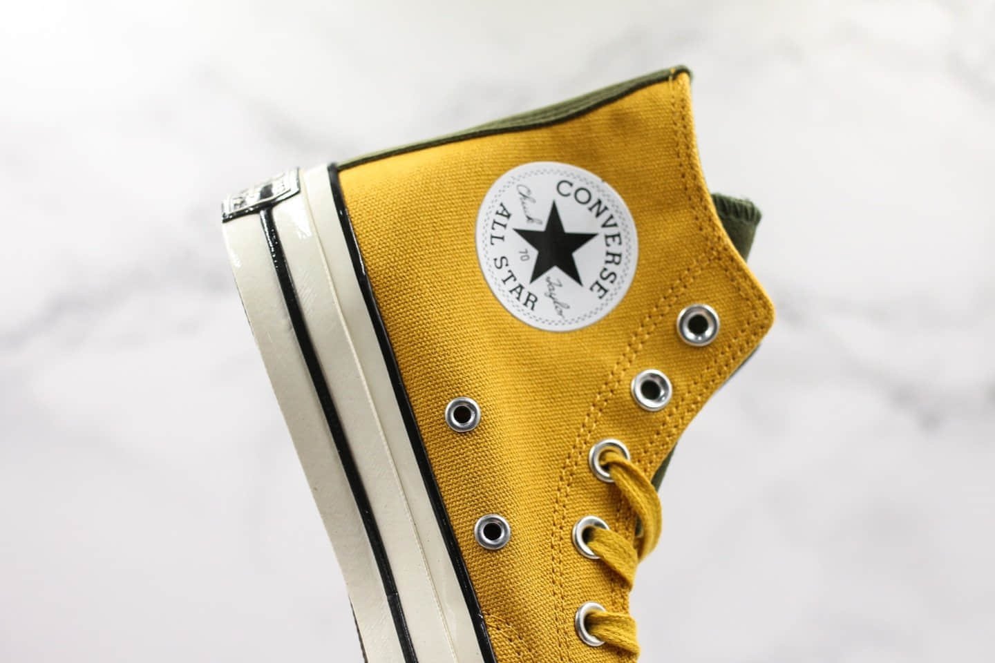 匡威Converse 70s x YOHO联名款公司级版本高帮撞色帆布鞋原厂硫化大底原盒原标