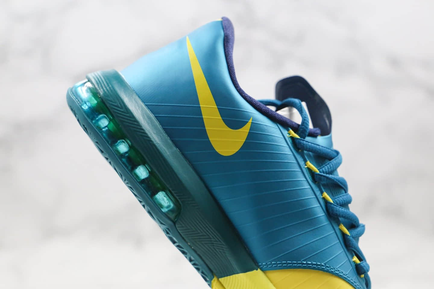 耐克Nike Zoom KD VI EP SJX纯原版本杜兰特6代篮球鞋黄蓝色内置气垫支持实战 货号：599424-700