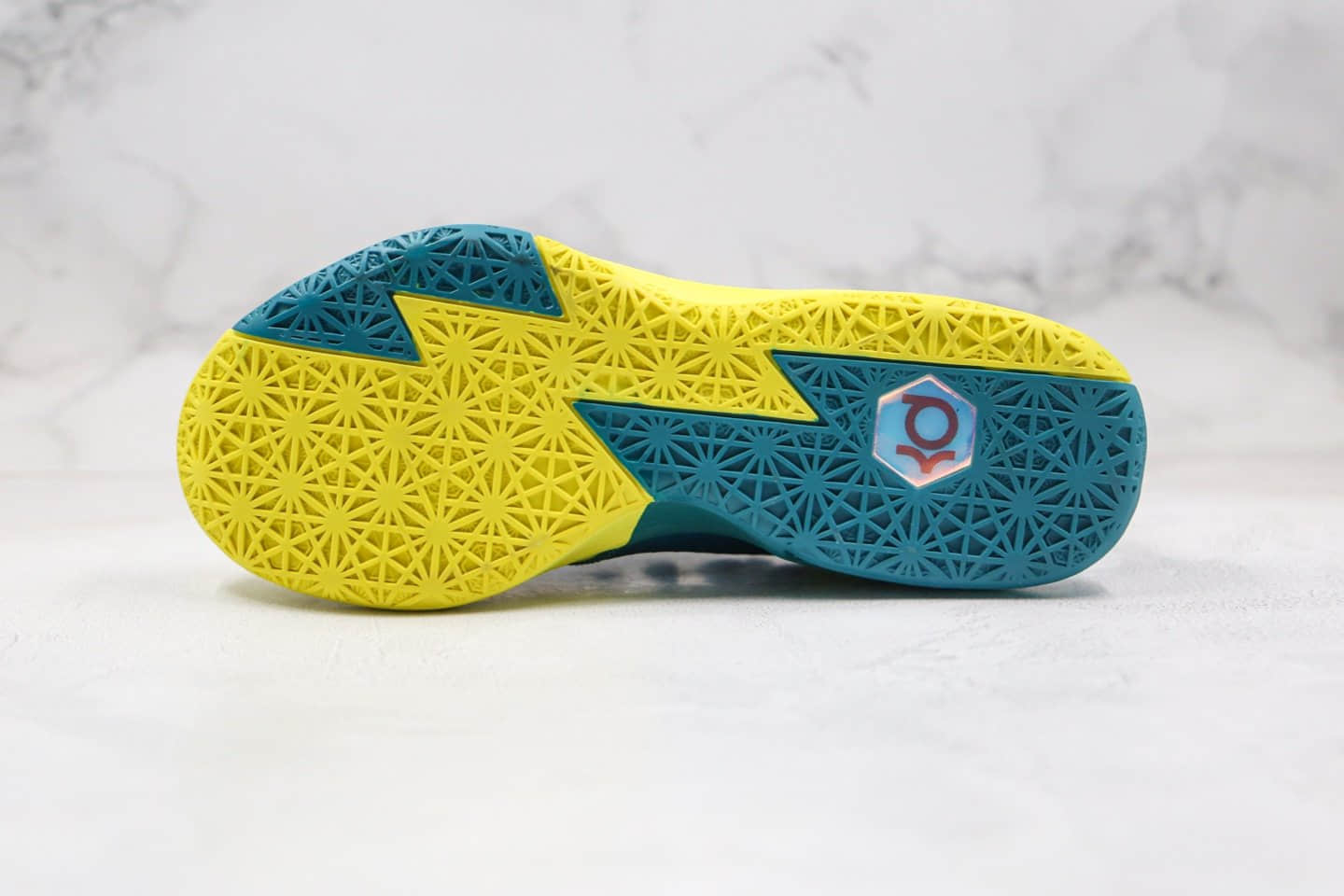 耐克Nike Zoom KD VI EP SJX纯原版本杜兰特6代篮球鞋黄蓝色内置气垫支持实战 货号：599424-700