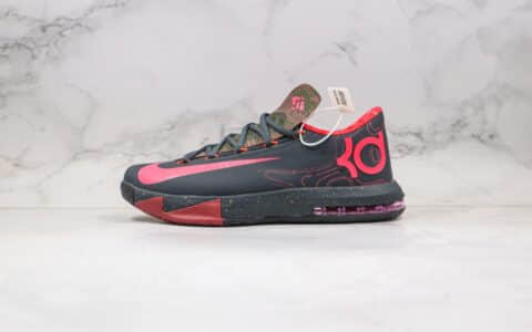 耐克Nike Zoom KD VI EP SJX纯原版本杜兰特实战篮球鞋6代黑粉色支持实战原档案数据开发 货号：599424-006
