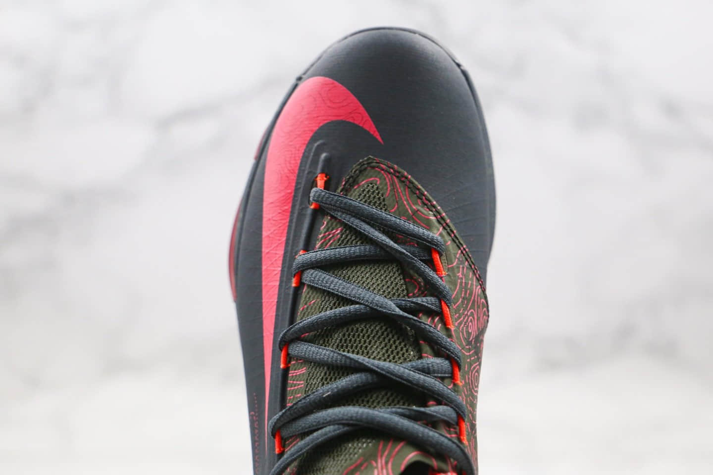 耐克Nike Zoom KD VI EP SJX纯原版本杜兰特实战篮球鞋6代黑粉色支持实战原档案数据开发 货号：599424-006