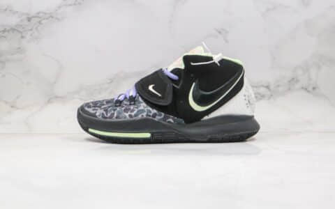 耐克Nike Kyrie 6 Asia纯原版本欧文6代欧洲限定黑迷彩色篮球鞋内置气垫支持实战 货号：CD5031-001