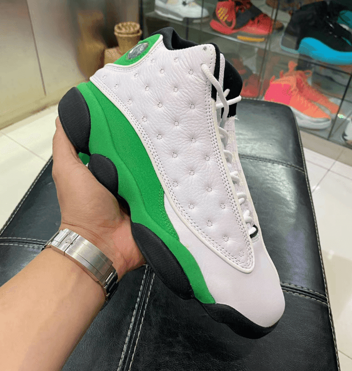 酷似天价雷阿伦PE！AJ13 “Lucky Green”发售延期！ 货号：DB6537-113