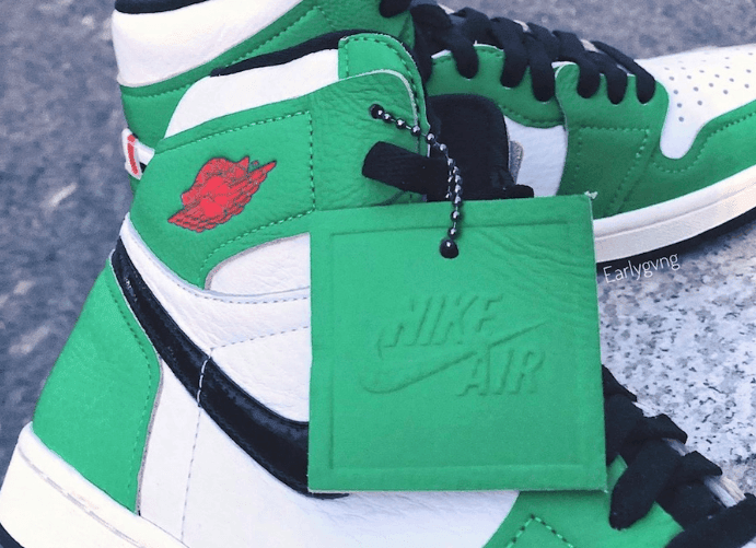 酷似凯尔特人和喜力Dunk！全新AJ1“幸运绿”首度曝光！ 货号：DB4612-300