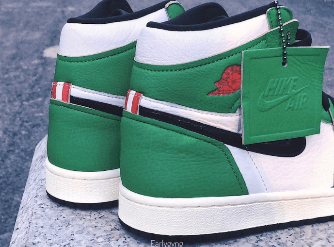 酷似凯尔特人和喜力Dunk！全新AJ1“幸运绿”首度曝光！ 货号：DB4612-300