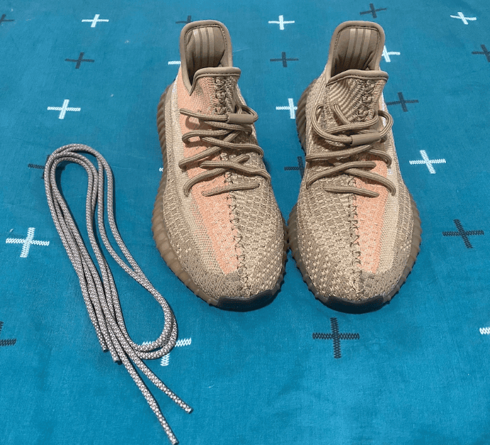 3M反光鞋带！全新Yeezy 350 v2“ Eliada”完整实物图曝光！