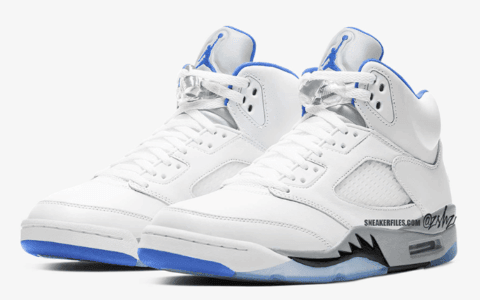 清爽白蓝装扮！全新Air Jordan 5 “Hyper Royal”明年登场！ 货号：DD0587-140