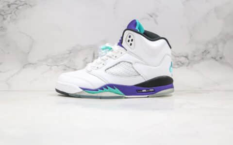 乔丹Air Jordan 5 Retro “Grape”纯原版本AJ5白紫葡萄原鞋开模区别市面通货 货号：AV3919-135