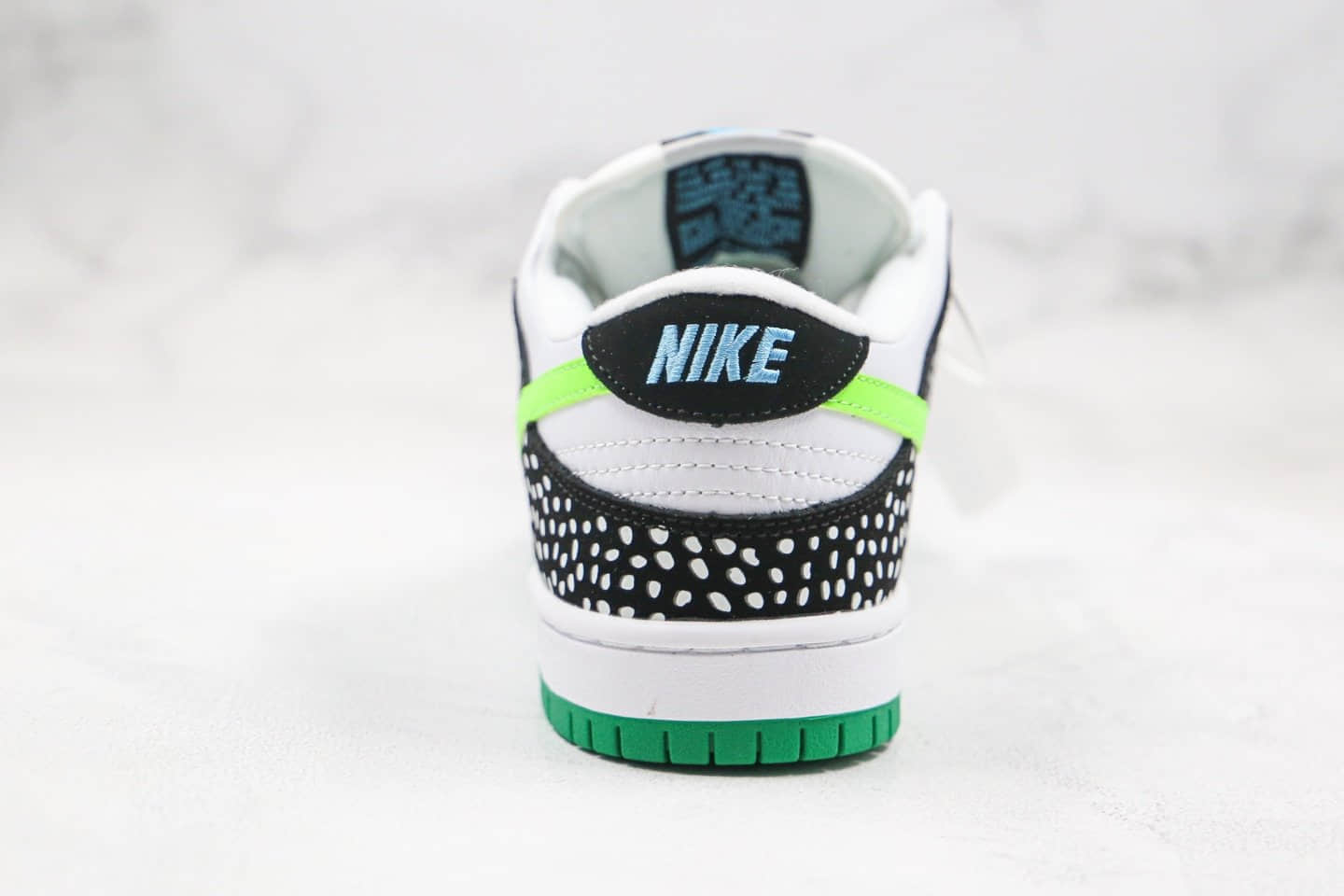 耐克Nike SB Dunk Low Loon纯原版本SB板鞋斑点黑绿原标原盒 货号：313170-011