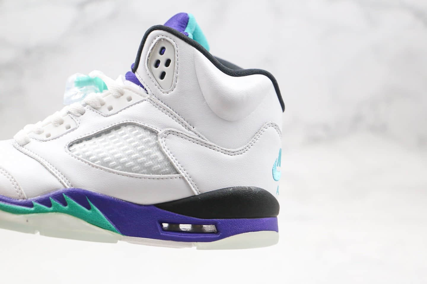 乔丹Air Jordan 5 Retro “Grape”纯原版本AJ5白紫葡萄原鞋开模区别市面通货 货号：AV3919-135