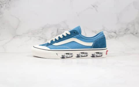 万斯Vans Style 36 Cecon SF公司级版本小红书爆款半月包头板鞋蓝色大巴车原厂硫化工艺 货号：VN0A3MVL24M
