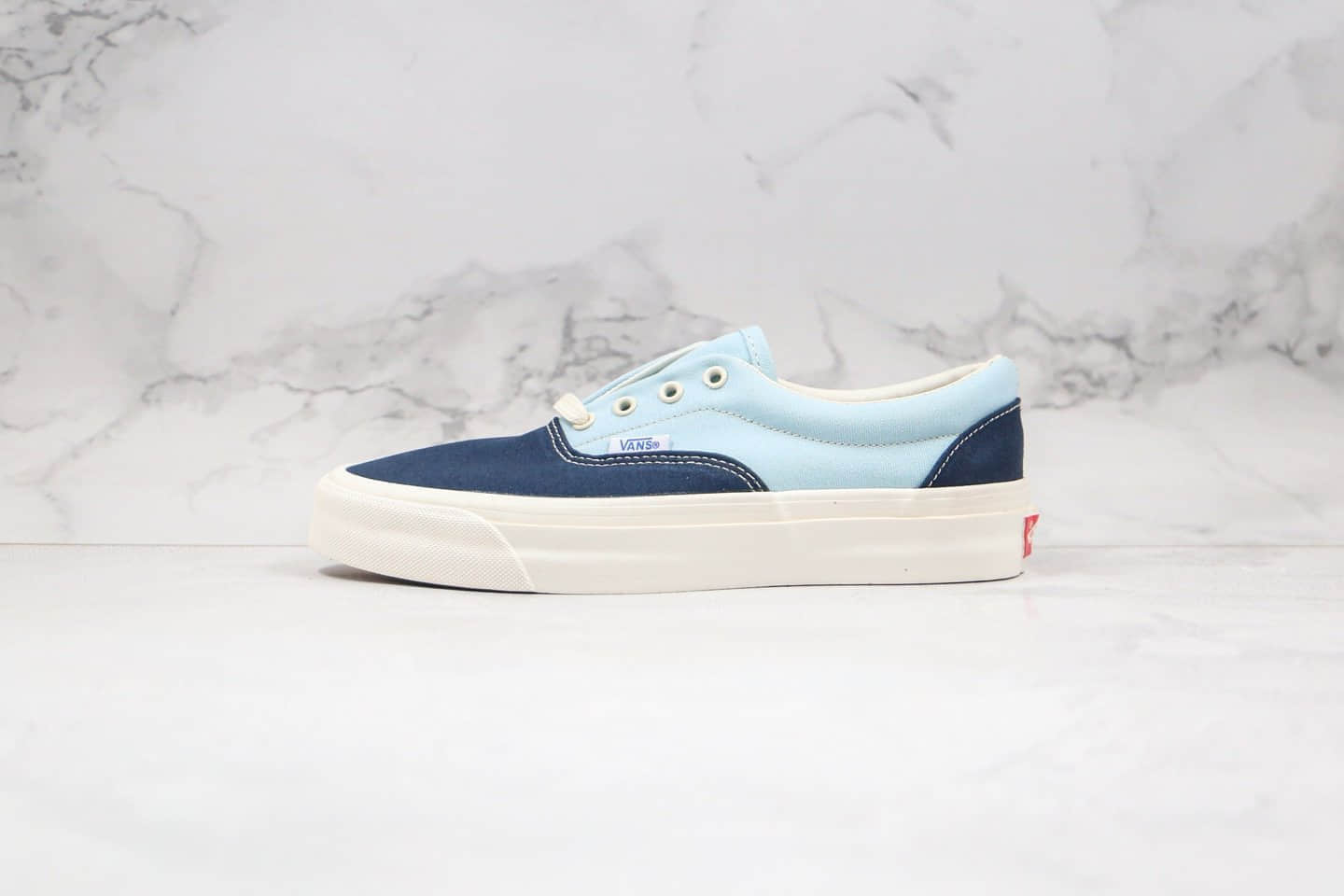 万斯Vans OG ERA LX公司级版本拼色帆布鞋蓝色工艺硫化一比一 货号：VN0A4BVAVYW