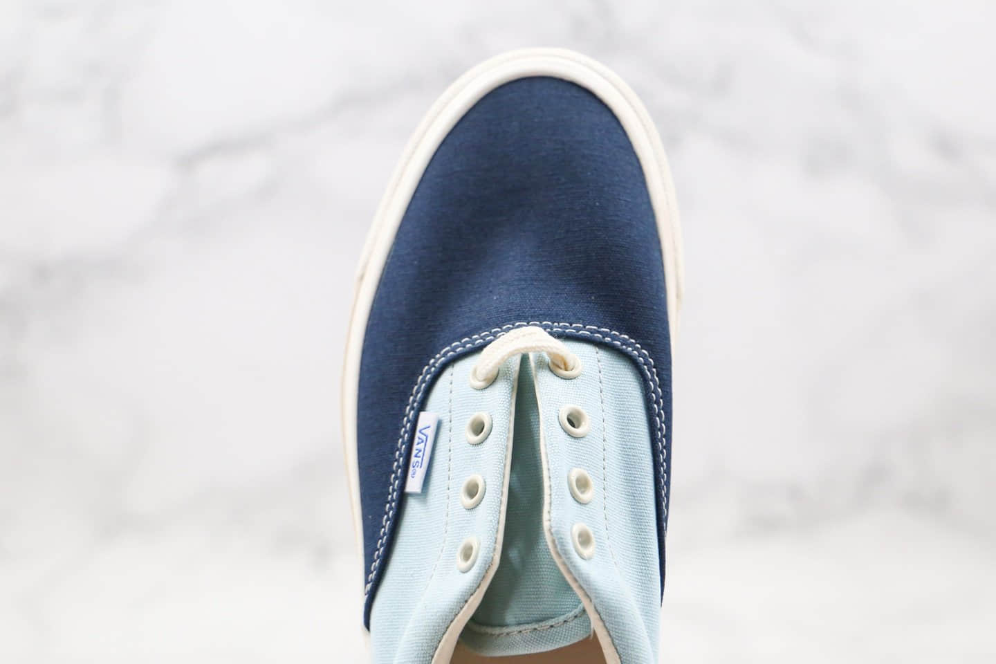 万斯Vans OG ERA LX公司级版本拼色帆布鞋蓝色工艺硫化一比一 货号：VN0A4BVAVYW