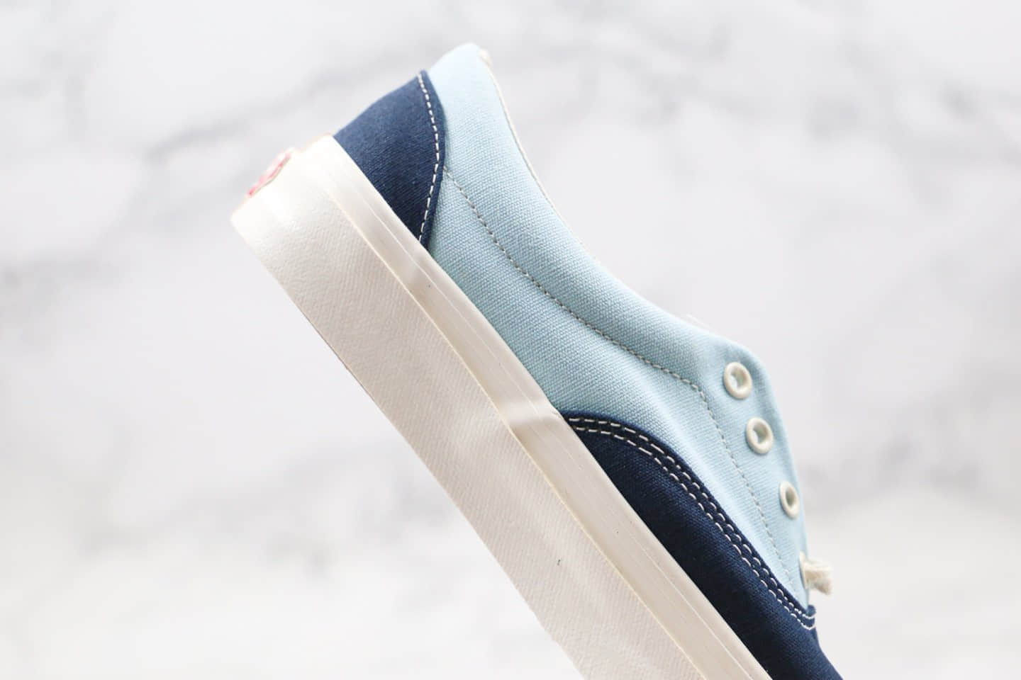 万斯Vans OG ERA LX公司级版本拼色帆布鞋蓝色工艺硫化一比一 货号：VN0A4BVAVYW