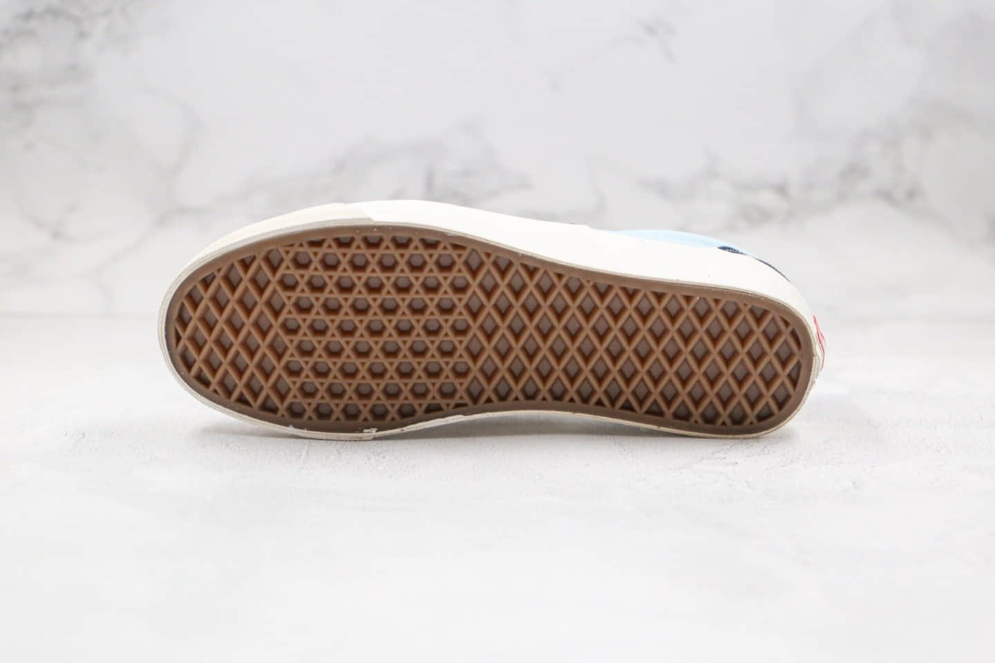 万斯Vans OG ERA LX公司级版本拼色帆布鞋蓝色工艺硫化一比一 货号：VN0A4BVAVYW