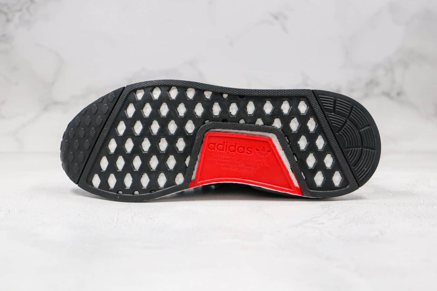 阿迪达斯adidas NMD R1纯原版本爆米花跑鞋日文撞色条纹原装进口Boost原料 货号：FY1433