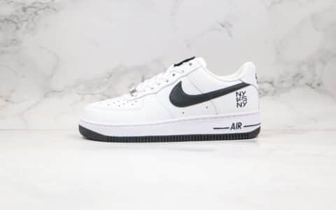 耐克Nike AIR FORCE 1 CELEBRATES NEW YORK’S STREETBALL SCENE纯原版本低帮空军一号NY V NY字母印花街头舞会限定版内置气垫 货号：CW7297-100