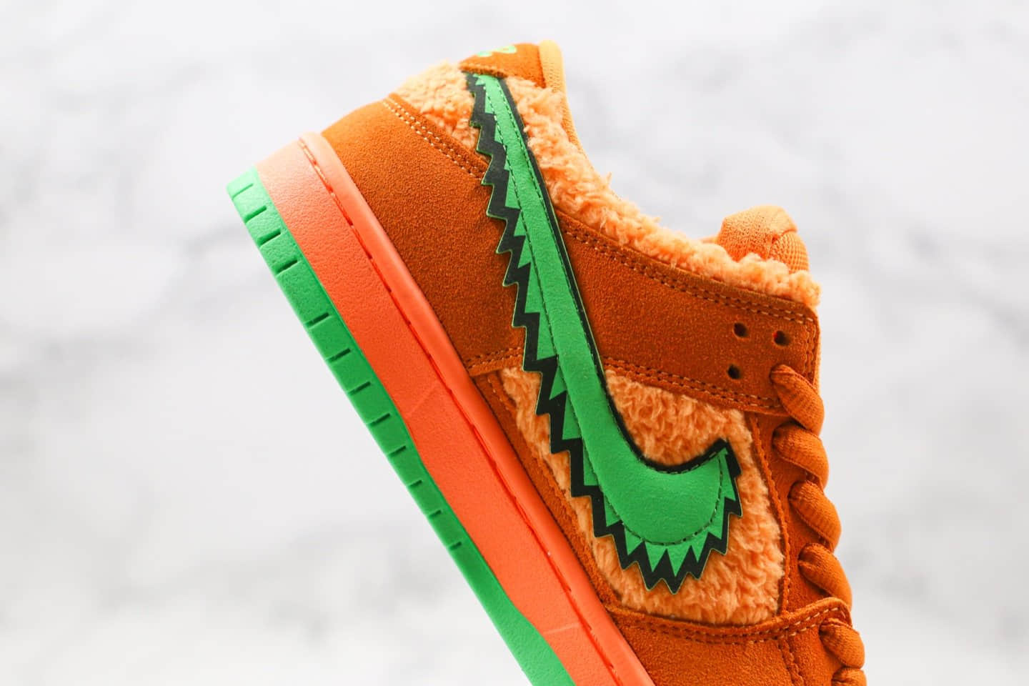 耐克Grateful Dead x Nike SB Dunk Low “Orange Bear”纯原版本小熊联名SB板鞋橙色小熊原厂麂皮内置气垫 货号：CJ5378-800