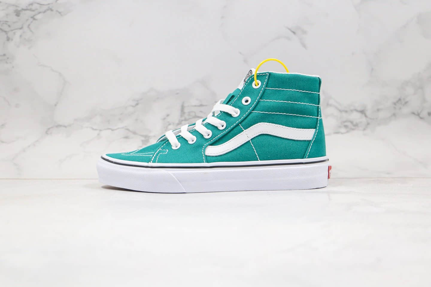 万斯Vans SK8-HI TAPERED公司级版本高帮夏季超薄绿色硫化帆布鞋原档案数据开发 货号：VN0A4U16RW8