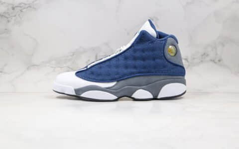 乔丹Air Jordan 13“Flint”纯原版本AJ13 GIGI梁咏琪同款海军蓝原档原盒支持实战 货号：414571-404