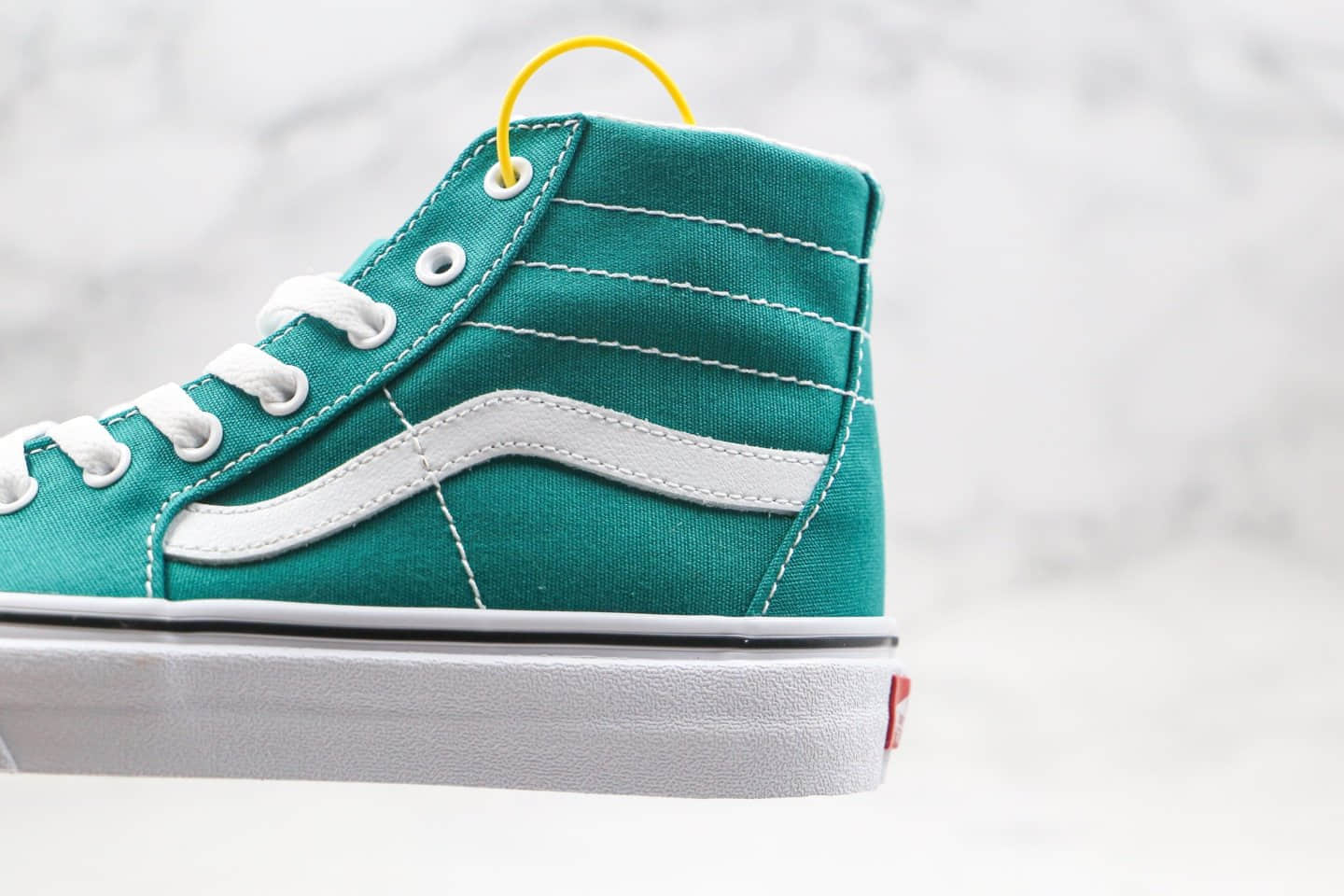 万斯Vans SK8-HI TAPERED公司级版本高帮夏季超薄绿色硫化帆布鞋原档案数据开发 货号：VN0A4U16RW8