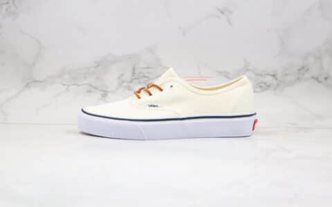 万斯J.crew x Vans Authentic公司级版本限量联名款安娜海姆低帮板鞋白色原厂硫化大底