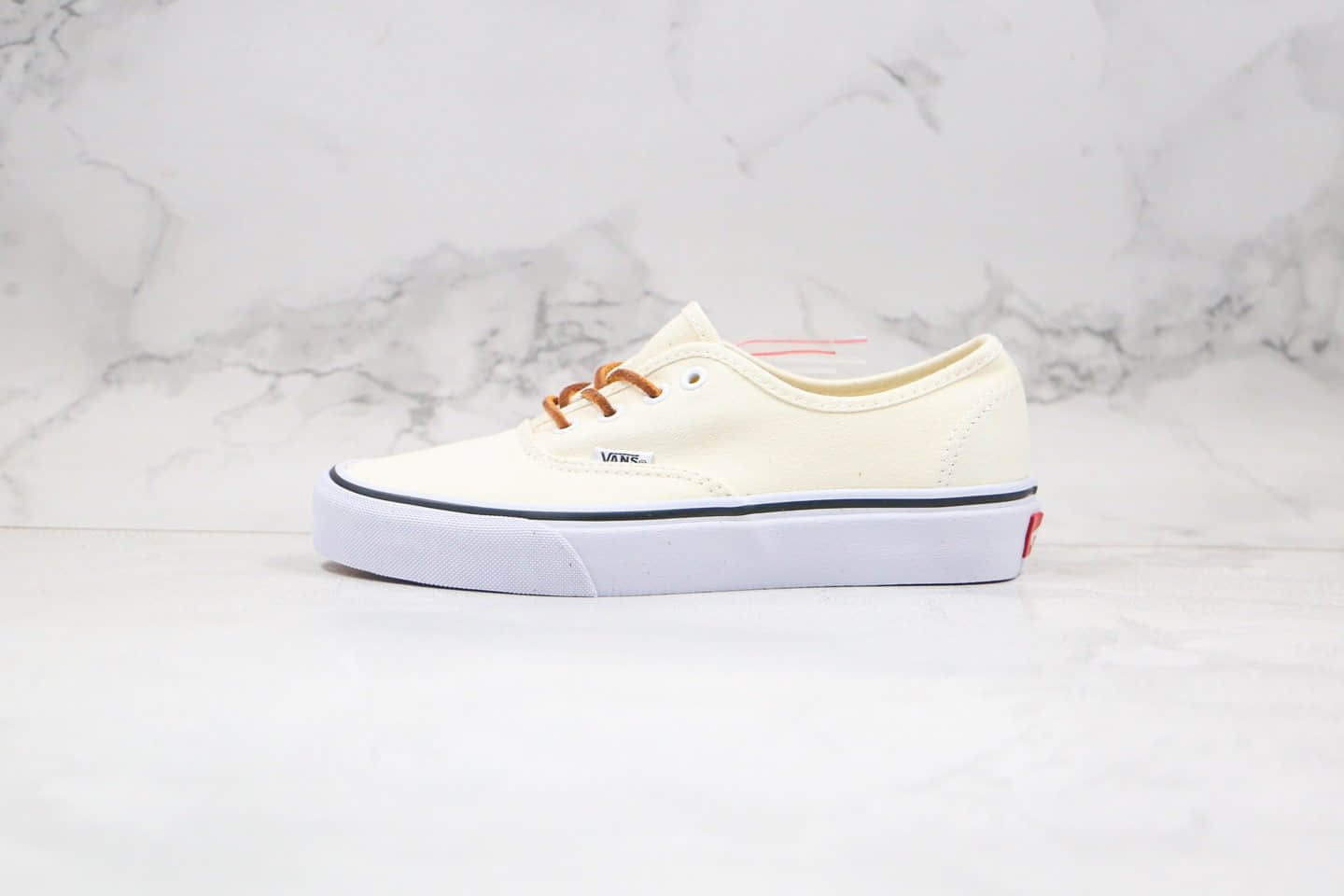 万斯J.crew x Vans Authentic公司级版本限量联名款安娜海姆低帮板鞋白色原厂硫化大底