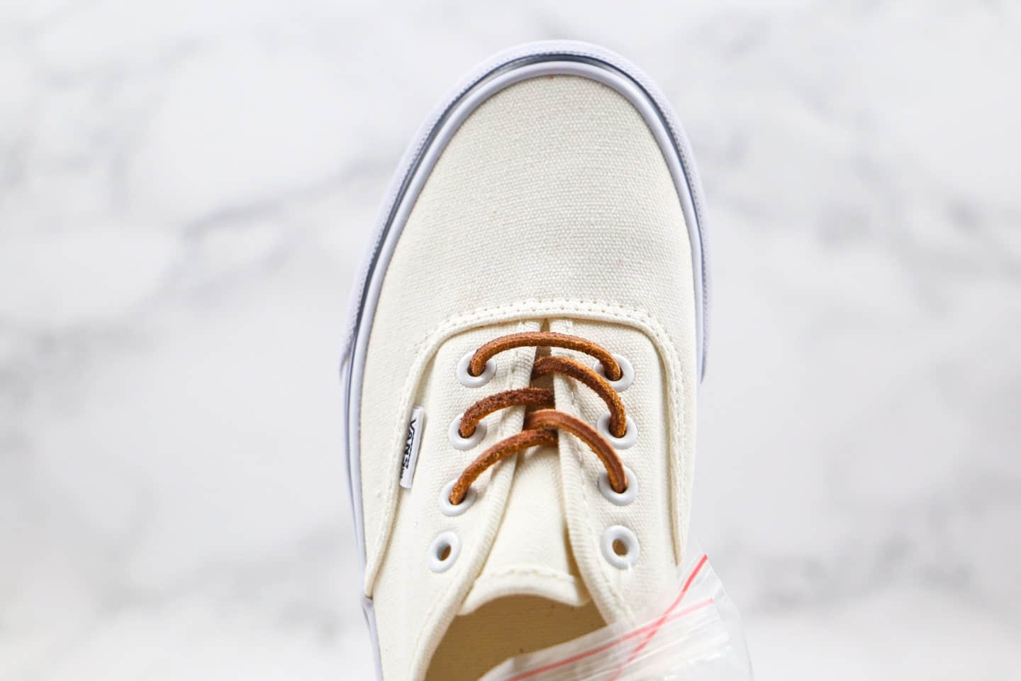 万斯J.crew x Vans Authentic公司级版本限量联名款安娜海姆低帮板鞋白色原厂硫化大底