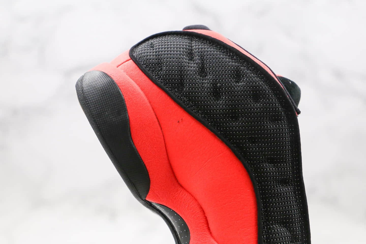 乔丹CLOT x Air Jordan 13 Low “Black and red”纯原版本陈冠希亲友限定低帮AJ13黑红色真碳原厂皮料 货号：AT3102-006