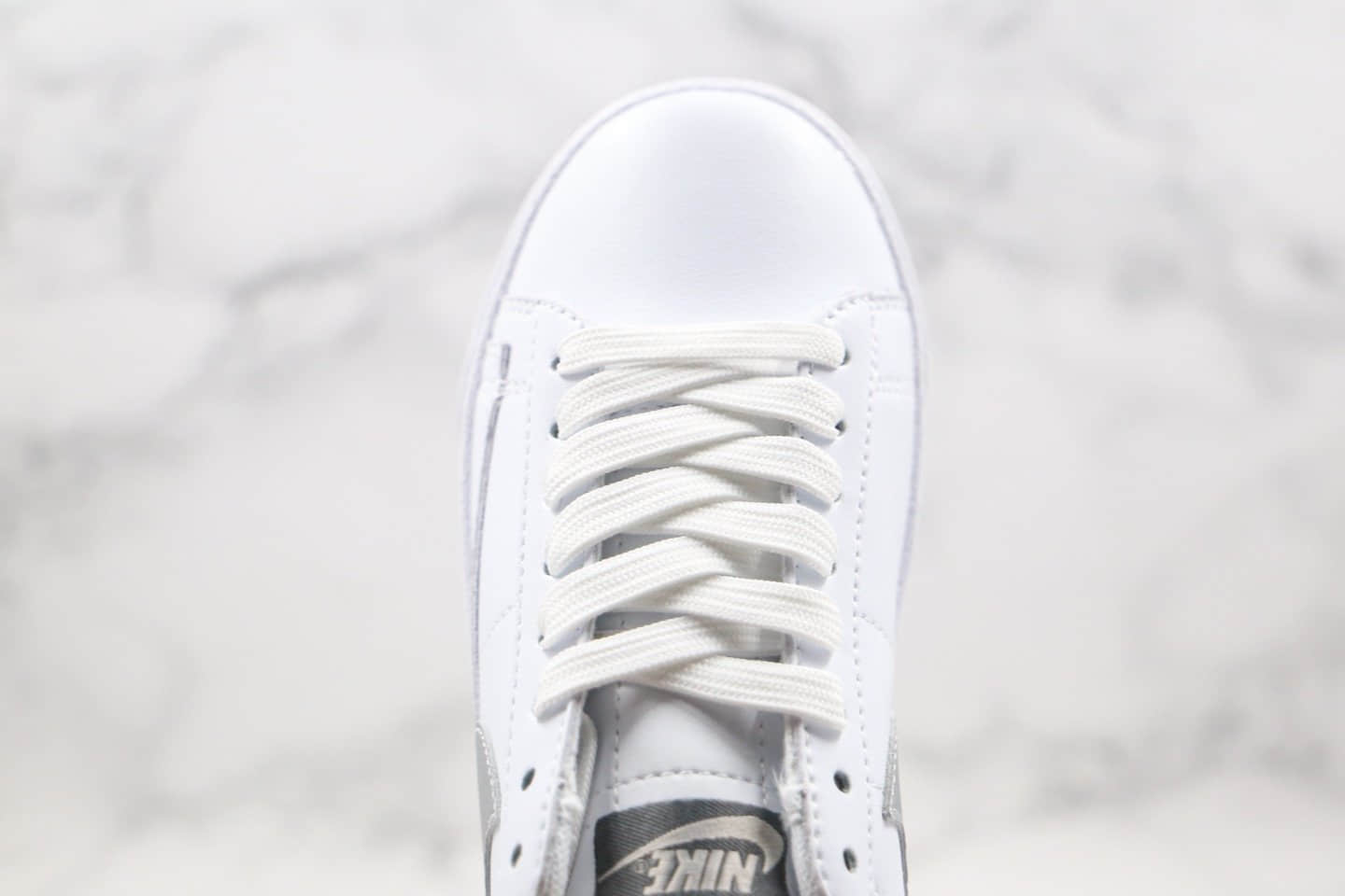 耐克Nike Blazer Low LE纯原版本开拓者低帮白银灰色皮面板鞋原档案数据开发 货号：AV9370-106