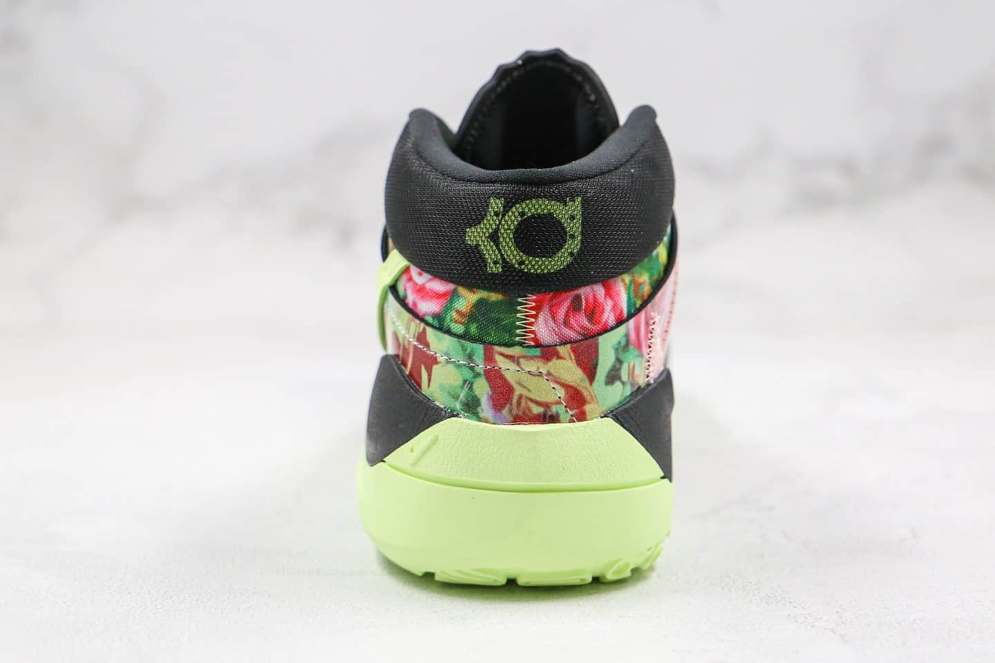 耐克Nike KD 13 GE Funkl纯原版本杜兰特13代篮球鞋花瓣花卉黑绿色内置气垫支持实战 货号：CI9948-601