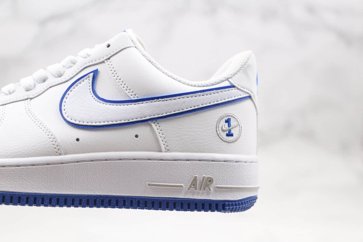 耐克Nike Air Force 1'07 Low Kentucky纯原版本低帮空军一号肯塔基大学白蓝色内置全掌Sole气垫 货号：CJ1366-003