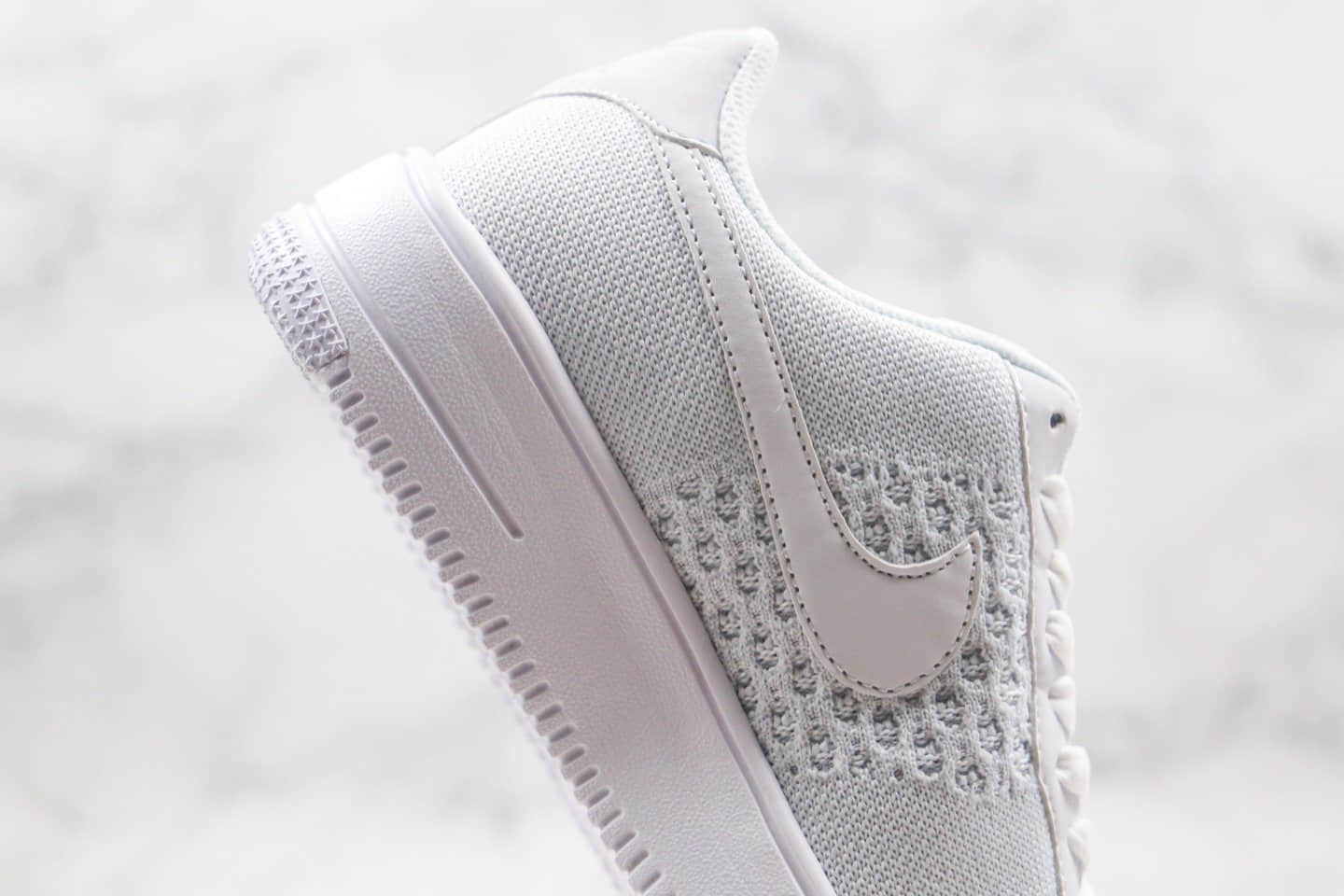 耐克Nike Air Force 1 Flyknit 2.0纯原版本低帮空军一号编织轻便款白色原楦头纸板打造 货号：AV3042-100