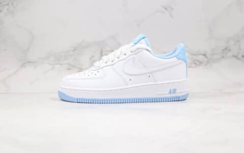 耐克Nike Air Force 1 Low '07 University纯原版本低帮空军一号白蓝配色板鞋内置Sole气垫 货号：CD6915-103