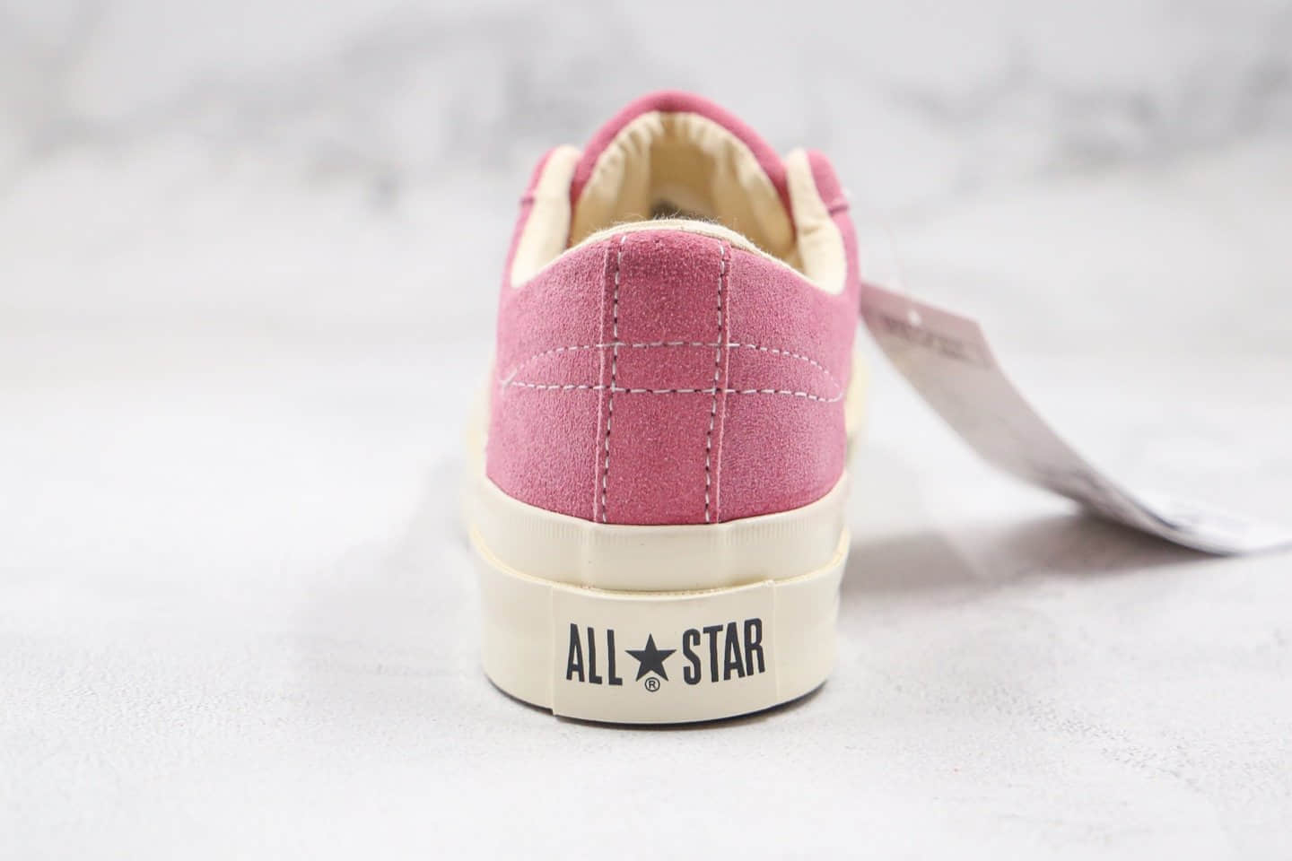 匡威CONVERSE One Star Academy公司级版本低帮木村一星粉色硫化板鞋原楦头纸板打造 货号：167166C