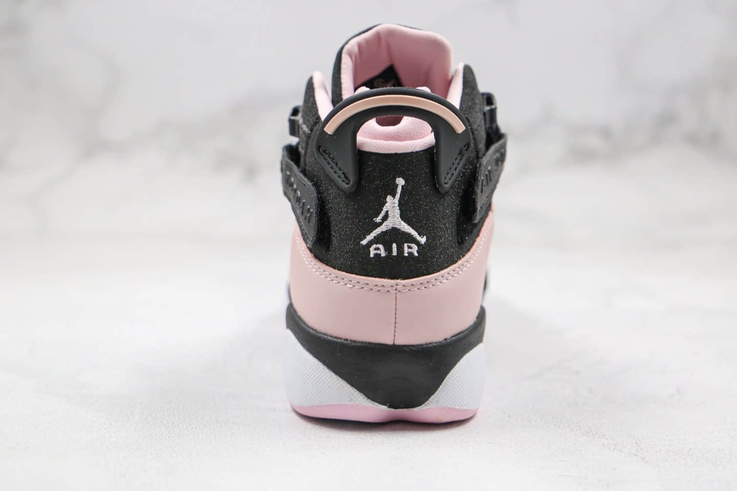 乔丹Air Jordan 6 RIngs纯原版本六冠王AJ6樱花粉配色篮球鞋内置碳板原盒原标 货号：323399-006