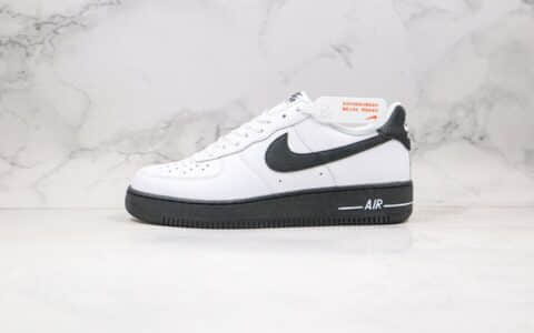 耐克Nike Air Force 1 Low '07 University纯原版本低帮空军一号大学黑配色板鞋内置Sole气垫 货号：CK7663-101