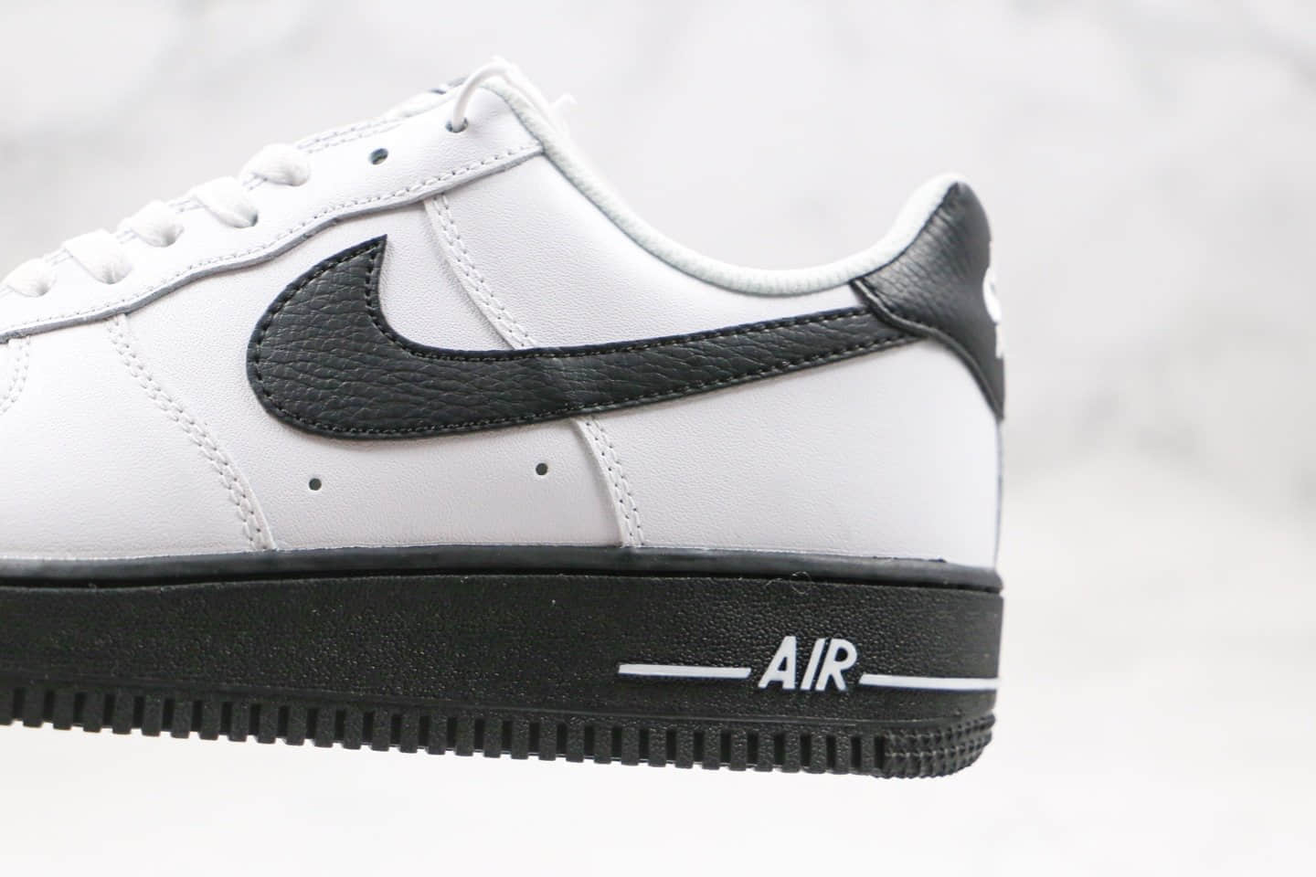 耐克Nike Air Force 1 Low '07 University纯原版本低帮空军一号大学黑配色板鞋内置Sole气垫 货号：CK7663-101