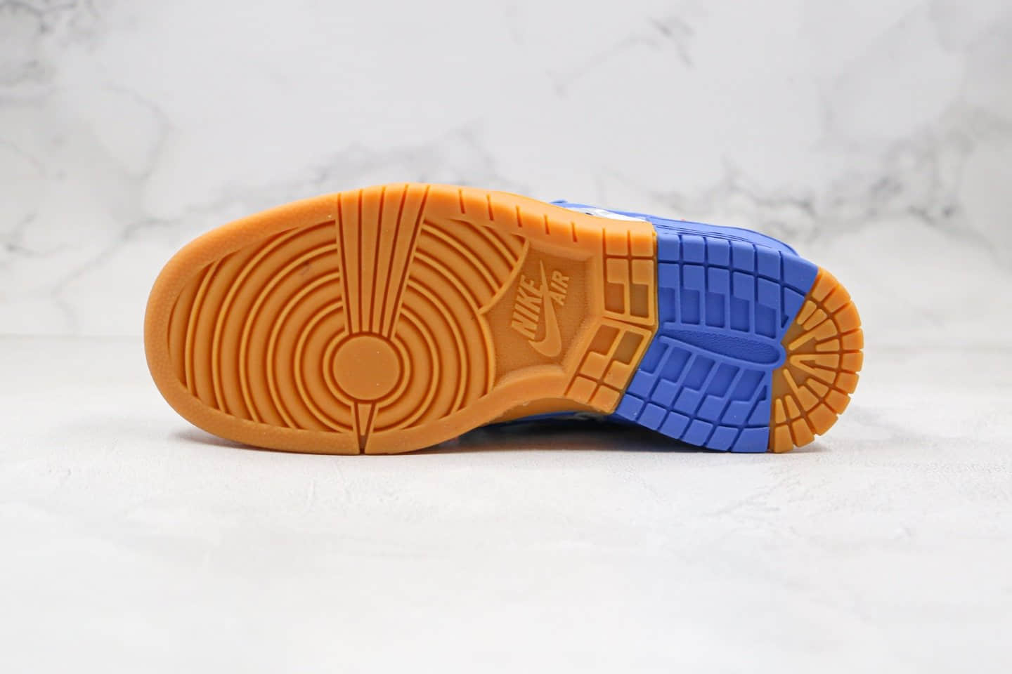 耐克Nike Air Off-White™ x Rubber Dunk纯原版本联名款坦克白蓝色DUNK板鞋原楦头纸板打造 货号：CU6015-100