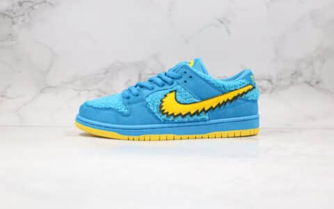 耐克NIKE SB DUNK LOW PRO QS纯原版本低帮DUNK板鞋五只熊系列蓝色小熊内置Zoom气垫原楦头纸板打造 货号：CJ5378-400