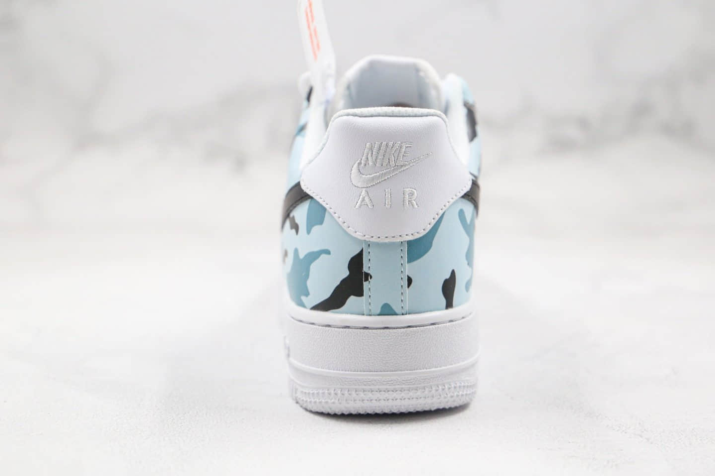 耐克Nike Air Force 1 Low’07 RS公司级版本空军一号海外限定天蓝白迷彩原楦头纸板打造 货号：315122-BYC