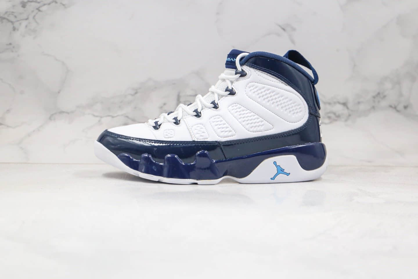 乔丹Air Jordan 9 “UNC”纯原版本AJ9全明星大学蓝内置真Sole气垫 货号：302370-145